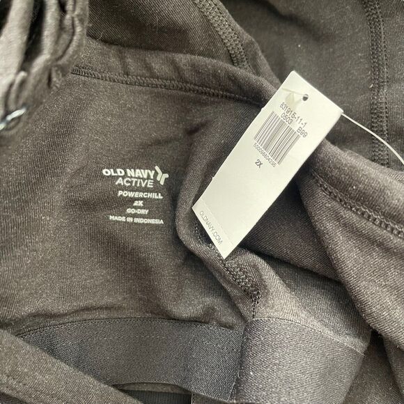 Old Navy Plus 2X Jumpsuit One Piece Activewear Power Chill Carbon NWT - Picture 2 of 10